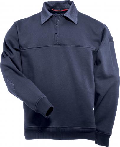 Job shirt with Denim Details (Fire Navy)