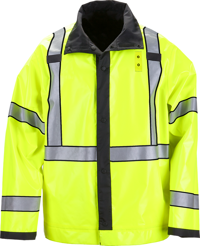 Reversible Hi-Vis Rain Coat